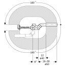 Geberit 150017006 Badewannenablauf mit Ventilstopfen