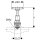 Geberit 241569001 Oberteil mit Handrad G1/2