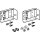Geberit 245020001 Set Befestigungswinkel f&uuml;r Rohbaubox
