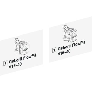 Geberit 969985001 Set Aufkleber für Geberit FlowFit