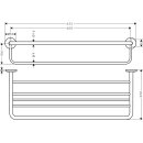 AXOR 42843000 Handtuchablage mit Handtuchhalter