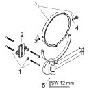 AXOR 42849250 Rasierspiegel Axor Universal Circular