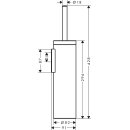 AXOR 42855800 Toilettenb&uuml;rstenhalter Wandmontage