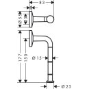 AXOR 42856300 Toilettenpapierhalter