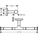 AXOR 42857310 Toilettenpapierhalter doppelt