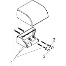 AXOR 42858000 Toilettenpapierhalter mit Deckel