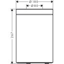 AXOR 42872800 Abfalleimer Axor Universal Circular