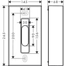 AXOR 42873330 Kosmetiktuchbox