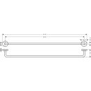 AXOR 42880950 Badetuchhalter 800 mm