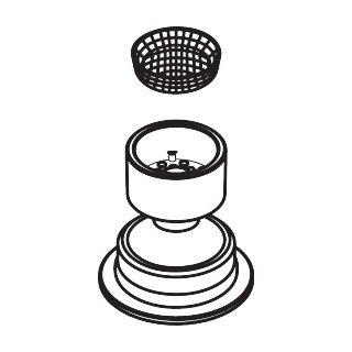 HANSGROHE 93127140 Luftdüse Kopfbrause BBR