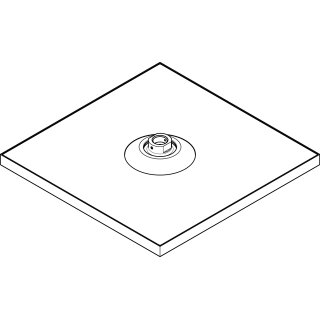 HANSGROHE 93230340 Kopfbrause Raindance E 300 1jet BBC