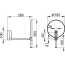 KEUCO 17649010002 Kosmetikspiegel Plan 17649,