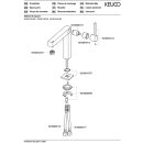 KEUCO 59102010100 EH-WT-mischer 150 E90 Square 59102,