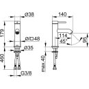 KEUCO 59502012100 EHM-WT-Mischer 100 IXMO 59502