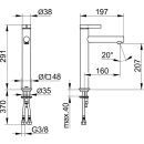 KEUCO 59510011100 EHM-WT-Mischer 210 IXMO 59510