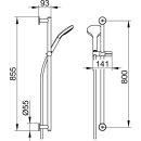 KEUCO 59587010801 Brause-Set rund IXMO 59587