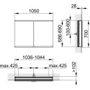 KEUCO 800200000000000 Royal Modular 2.0 SPS, unbel. 80020,