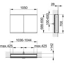 KEUCO 800200000100000 Royal Modular 2.0 SPS, unbel. 80020,