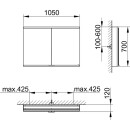 KEUCO 800201000000200 Royal Modular 2.0 SPS, unbel. 80020,