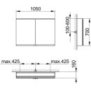 KEUCO 800201000100000 Royal Modular 2.0 SPS, unbel. 80020,