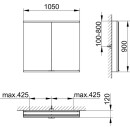 KEUCO 800201001000000 Royal Modular 2.0 SPS, unbel. 80020,