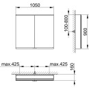 KEUCO 800201001100000 Royal Modular 2.0 SPS, unbel. 80020,