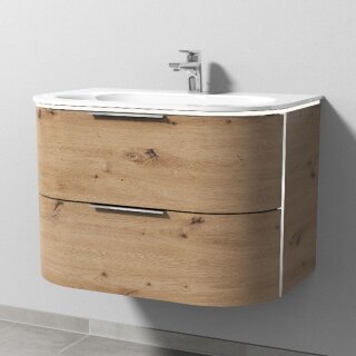 SANIPA DG21285 Set Glas-WT mit Auszügen u. LED