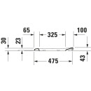 DURAVIT 0060710000 WC-Sitzring D-Code Vital Scharniere