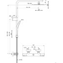 IDEAL STANDARD A7704AA Duschsystem Ceratherm T50 l&auml;nge