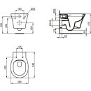 IDEAL STANDARD E248201 Wand-WC-Kombipaket Connect Air