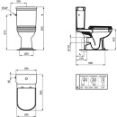 IDEAL STANDARD E251301 Sp&uuml;lkasten Calla Zulauf seitlich