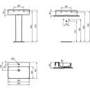 IDEAL STANDARD T3691V1 Waschtisch Conca 1 Hl. m.&Uuml;l.