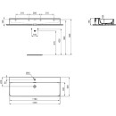 IDEAL STANDARD T3694V1 Waschtisch Conca 1 Hl. m.&Uuml;l.