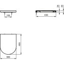 IDEAL STANDARD T3760V1 WC-Sitz Blend Curve Softclosing