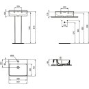 IDEAL STANDARD T3812V1 Waschtisch Conca 1 Hl. m.&Uuml;l.