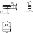 IDEAL STANDARD T4493V3 Ablaufgarnitur Ultra Flat New