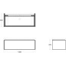 IDEAL STANDARD T4580Y1 WT-Unterschrank Conca 1 Auszug