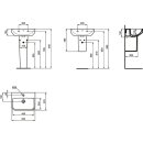 IDEAL STANDARD T458501 Waschtisch i.life S 1 Hl. m.&Uuml;l.