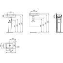 IDEAL STANDARD T458601 Handwaschbecken i.life S 1 Hl. m.&Uuml;l.