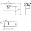 IDEAL STANDARD T458901 M&ouml;belwaschtisch i.life S 1...