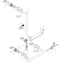 HANSGROHE 26403400 Brausenstange Unica Comfort 1100mm L