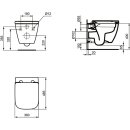 IDEAL STANDARD T473801 WC-Paket i.life S WC Randlos