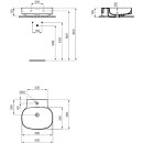 IDEAL STANDARD T475301 Waschtisch Linda-X 1 Hl. m.&Uuml;l.