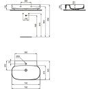 IDEAL STANDARD T4991V1 Waschtisch Linda-X 1 Hl. o.&Uuml;l.