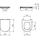 IDEAL STANDARD T520801 WC-Sitz Blend Curve Sandwich