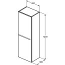 IDEAL STANDARD T5261DU Halb-Hochschrank i.life A mit 2 T&uuml;ren