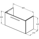 IDEAL STANDARD T5294DU WT-Unterschrank i.life S 1 Auszug