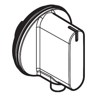 Hansgrohe 98369000 Poignée du thermostat Push Select chrome