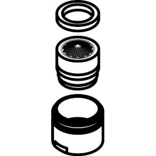 Hansgrohe 9849000000 Aérateur M18x1 (15 l/min)