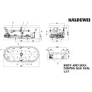 Kaldewei 282760013001 BW CENTRO Mod.127-1 BODY &...